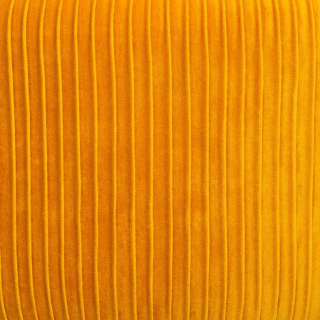 Taburet Atmosphera Solaro rotund cu baza aurie, 35x41 cm, galben mustar [2]