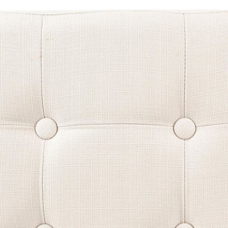 Taburet dublu pliabil Atmosphera Lysandre, MDF si poliester, 76x38x38 cm, bej [2]