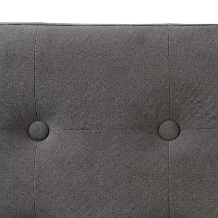 Taburet dublu pliabil Atmosphera Lysandre, MDF si poliester, 76x38x38 cm, gri [1]