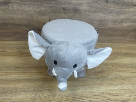 Taburet pentru copii, 28x25cm, maxim 50kg, model elefant [2]