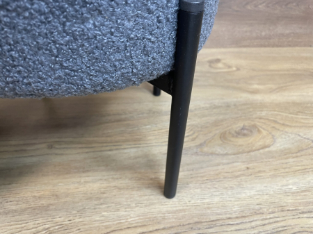 Taburet pentru copii, rotund, spatiu depozitare, 31x28cm, maxim 50kg, gri [6]