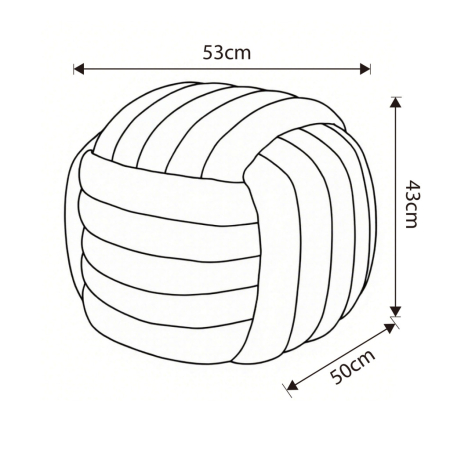Taburet tapitat Nilo, velur, 53x50x43 cm, gri deschis [2]