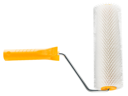 Unelte de vopsit si tencuit - Tavalug conic rezistent pentru conifere, pentru aerisire, latime 40 cm, inaltime ace 20 mm, cu maner