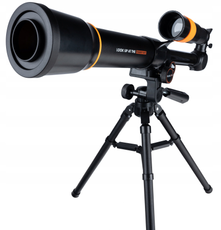 Telescop copii stativ 2 oculare observare cer educativ, 46x43x33 cm, usor de asamblat, negru [8]