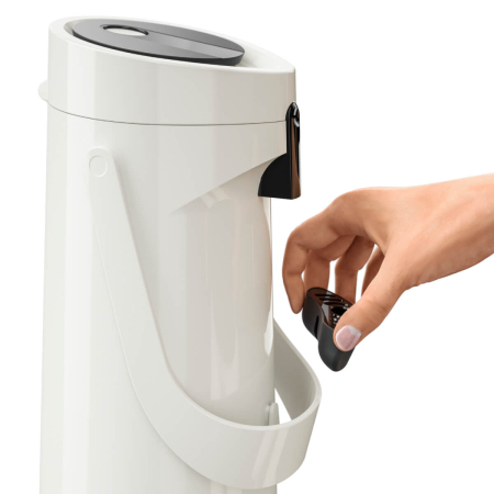 Termos cu pompa Tefal Ponza Pump K3140214, 1.9 litri, alb [9]