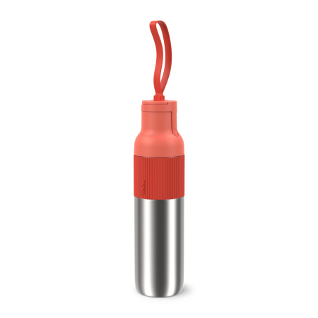 Vase & ustensile pentru gatit - Termos Tefal beYou N3120910, inox, 0.7 L, fara BPA, 100% etans, capac tip flip, argintiu & portocaliu