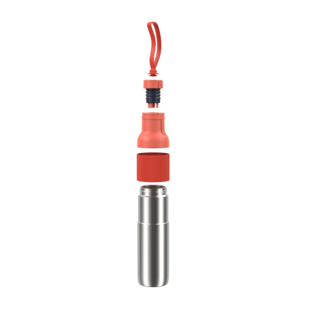 Termos Tefal beYou N3120910, inox, 0.7 L, fara BPA, 100% etans, capac tip flip, argintiu & portocaliu [10]