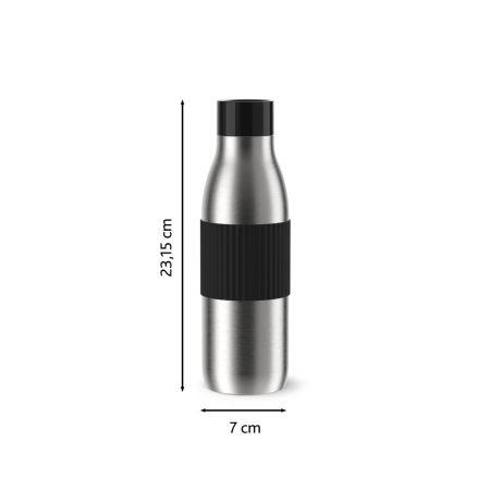 Termos Tefal BluSpin N3113510, inox, 0.7 L, 100% etans, argintiu & negru [3]