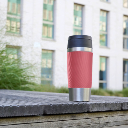 Termos Tefal Travel Mug Classic N2024410, 0.36 L, pastrare la rece 12 ore, pastrare la cald 6 ore, roz & argintiu [4]