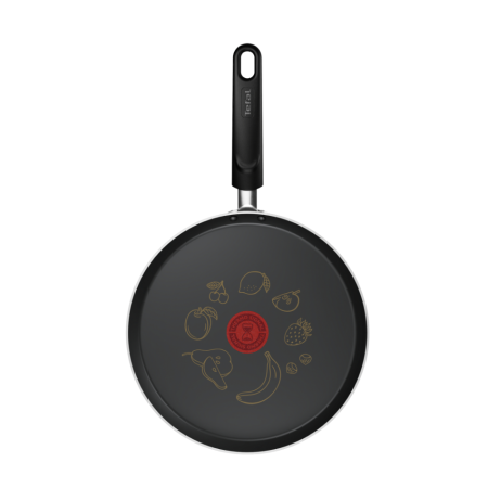 Tigaie de clatite Tefal Pancake Day B7021002, 25 cm, invelis antiaderent, indicator Thermo-Signal, baza Difussion, rosu & negru [1]