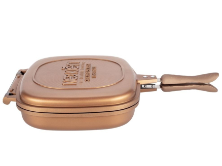 Tigaie Grill NeoKlein DGR36-Gold, 36 cm, 34 cm, 24.5 cm, suprafata antiaderenta, grill, gaz, electric, Auriu [2]