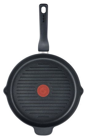 Tigaie grill XL Force C6854055, invelis antiaderent 100% sigur, de lunga durata, Thermo-Signal™, baza Diffusion+, 26 cm, aluminiu, negru [1]