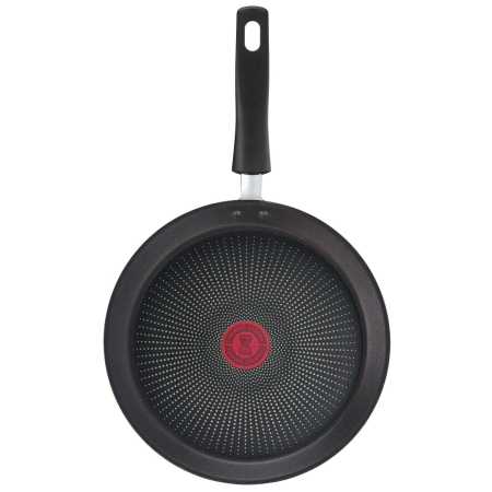 Tigaie pentru clatite Tefal Eco-Respect G2543853, 25 cm, invelis antiaderent Titanium Pro, Thermo-Signal™, baza Thermo-Fusion™, aluminiu, negr [2]