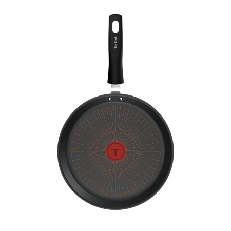 Tigaie pentru clatite Tefal Excellence+ G3303802, 25 cm, invelis antiaderent, tehnologie FUSIONCORE, Thermo-Signal™, maner nituit, aluminiu, inducti [3]