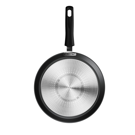 Tigaie pentru clatite Tefal Excellence+ G3303802, 25 cm, invelis antiaderent, tehnologie FUSIONCORE, Thermo-Signal™, maner nituit, aluminiu, inducti [4]