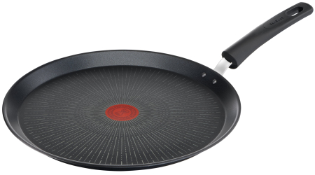 Tigai si seturi - Tigaie pentru clatite Unlimited G2553872, 25 cm, invelis antiaderent 100% sigur, Titanium Anti-Scratch, Thermo-Signal™, baza Thermo-Fusion™, a