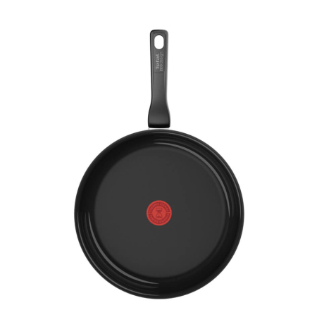 Tigaie Tefal Renew de 28 cm C4320623, 100% aluminiu reciclat, indicator Thermo-Signal, compatibil cu inductia, invelis ceramic, negru [1]