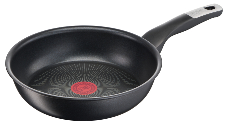 Tigai si seturi - Tigaie Unlimited G2550672, 28 cm, invelis antiaderent 100% sigur, Titanium Anti-Scratch, Thermo-Signal™, baza Thermo-Fusion™, aluminiu, negru
