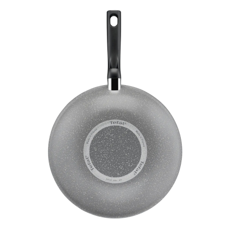 Tigaie wok Tefal Cook Natural B5791902, 28 cm, invelis antiaderent Mineralia, indicator Thermo-Signal™, gri [2]
