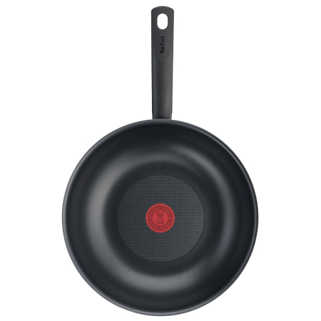 Tigaie wok Tefal Day By Day B56419AZ, 28 cm, invelis antiaderent Titanium, indicator Thermo-Signal™, negru [2]