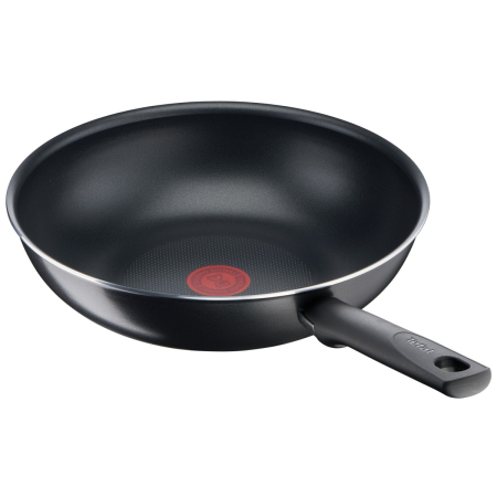Tigaie wok Tefal Day By Day B56419AZ, 28 cm, invelis antiaderent Titanium, indicator Thermo-Signal™, negru [5]