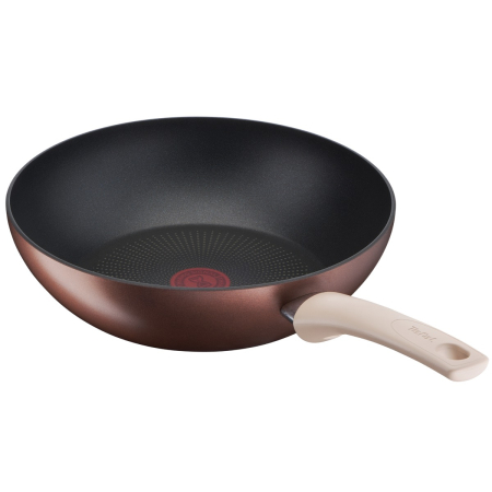Tigaie wok Tefal Eco-Respect G2541902, 28 cm, aluminiu, invelis antiaderent Titanium Pro, compatibil cu inductia, tehnologia Thermo-Signal™, baz� [1]