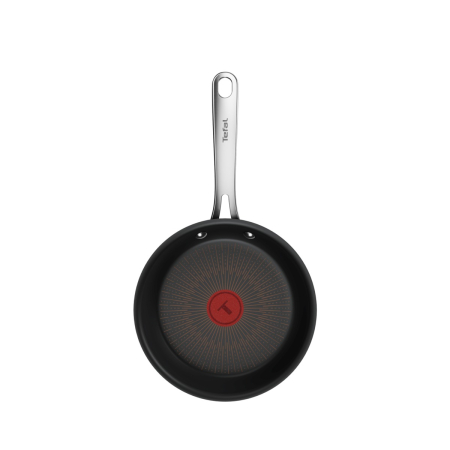 Tigaie wok Tefal Excellence+ G3301902, 28 cm, invelis antiaderent, tehnologie FUSIONCORE, Thermo-Signal™, maner nituit, aluminiu, inductie, negru [5]