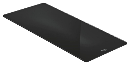 Ustensile bucatarie - Tocator Grohe 40787K00, 490 x 240 mm, sticla, lucios, negru
