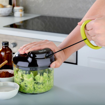 Tocator manual 5-Second K1320404, baza aderenta, maner ergonomic, suport lame, recipient 900 ml, plastic [8]