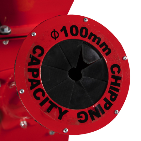 Tocator pentru crengi Micul Fermier, Ø100mm, motor benzina 15CP, pornire electrica, alimentare verticala, pentru rumegus [3]