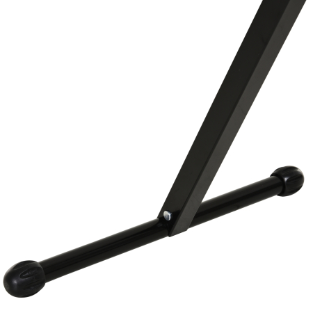  trepied cu Role si Inaltime Reglabila din Metal, Design Pliabil care Economiseste Spatiu cu Rulmenti cu Bila, 44x50x68-110 cm, Negru si Argintiu [8]