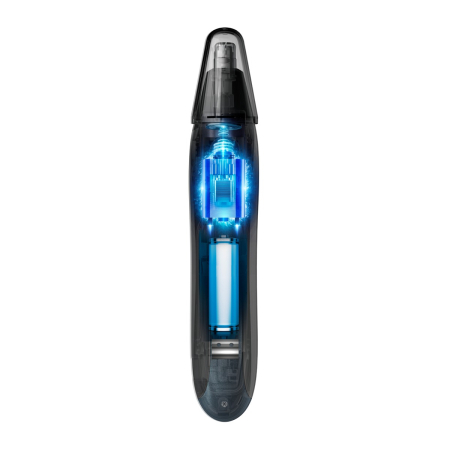 Trimmer pentru nas & urechi Rowenta Performance TN3720E0, autonomie 3 ore, 7300 rpm, tehnologie Wet & Dry, sistem de blocare, albastru [5]