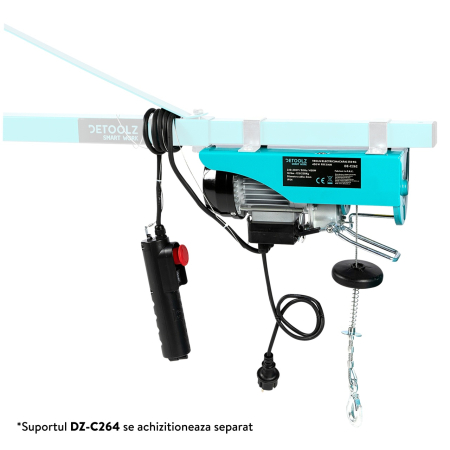 Accesorii constructii - Troliu electric (macara) 250kg 450W fir 3mm