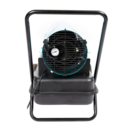 Tun de caldura pe motorina Detoolz, 30kW, 35L, cu roti de transport [6]