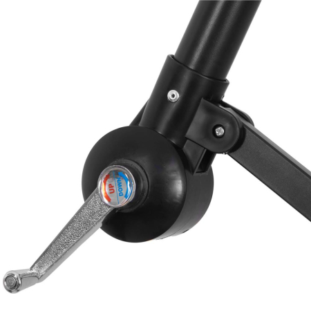 Umbrela de gradina cu brat lateral banana, cu husa, 300cm, bej [11]