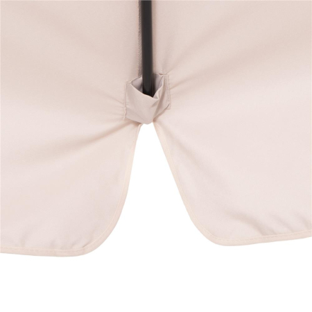 Umbrela de gradina cu brat lateral banana, cu husa, 300cm, bej [9]