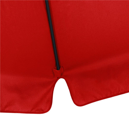 Umbrela de gradina cu brat lateral banana, cu husa, 300cm, rosu [11]