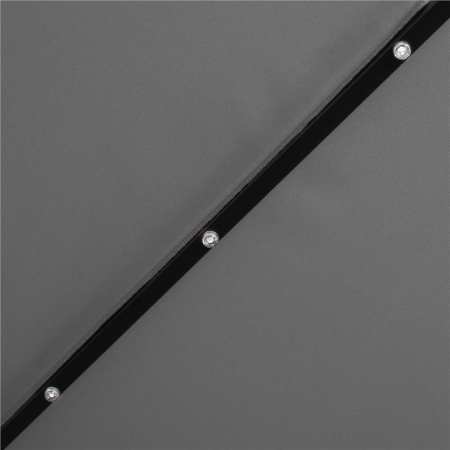 Umbrela gradina brat lateral tip banana cu iluminare LED solara, 32 LED-uri, protectie UPF 50+, husa inclusa, D300 cm, gri [13]
