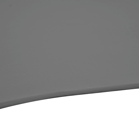  Umbrela de Gradina cu Rotatie la 360°, Brat, Baza in Cruce si Orificiu de Ventilatie, Ø256x245 cm, Gri inchis [8]