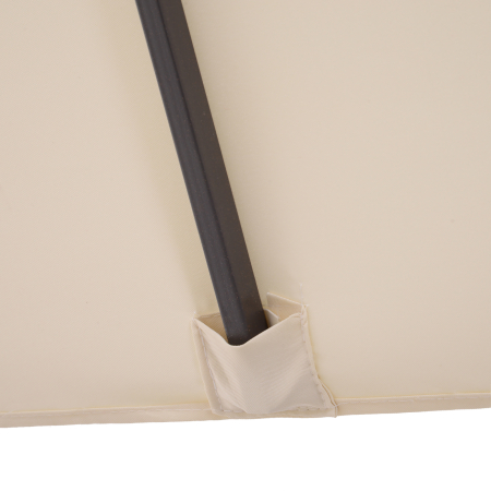  Umbrela de Gradina Impermeabila si Anti-UV Bej, 460x270x240cm [7]