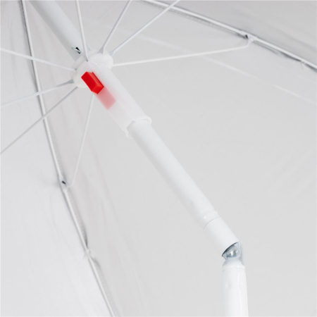 Umbrela de plaja pliabila cu inclinare reglabila, UPF 50+, cu husa transport, 160 cm, gri [13]