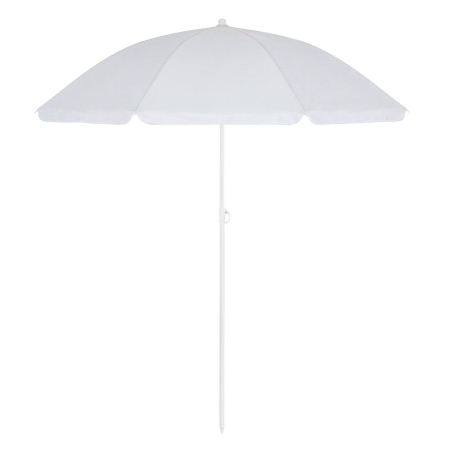 Umbrela de plaja pliabila cu inclinare reglabila, UPF 50+, cu husa transport, 160 cm, gri [24]