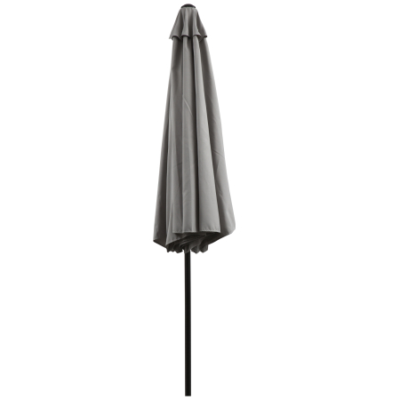  Umbrela de Soare pentru Plaja sau Gradina Impermeabila din Otel Maro Cafea Φ3x2.50m [7]