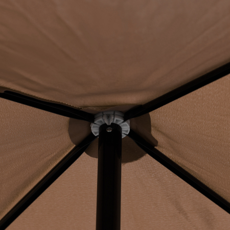  Umbrela patrata de Extern rezistenta la razele UV 200x200cm, Cafea [7]