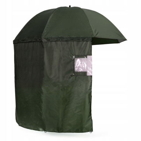 Umbrela pescuit 200x220 cm, inchidere completa cu perete detasabil, reglabil, otel si Oxford impermeabil, verde [8]