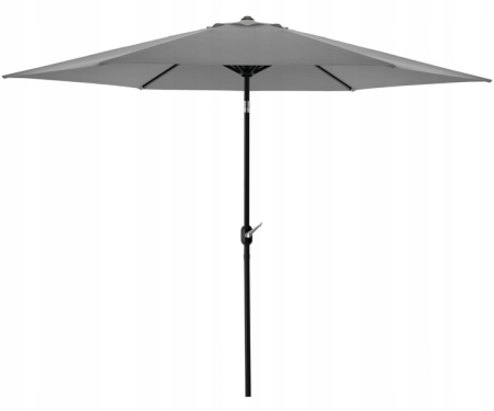 Umbrela terasa gradina, cu inclinare si husa, 300cm, Gri [1]