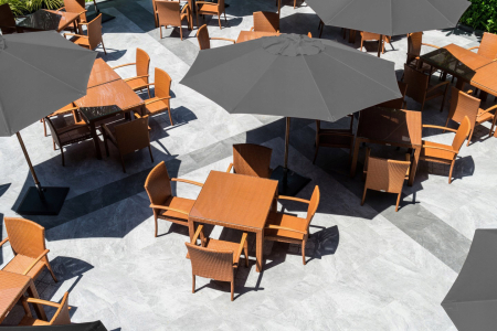 Umbrela terasa gradina, cu inclinare si husa, 300cm, Gri [6]