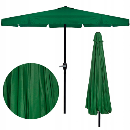 Umbrela terasa gradina, cu manivela, diametru 400cm, Verde [9]