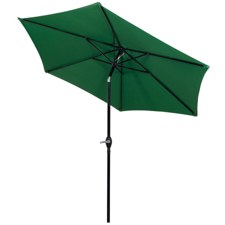 Gradina - Umbrela terasa gradina, cu manivela si inclinare, diametru 250cm, Verde