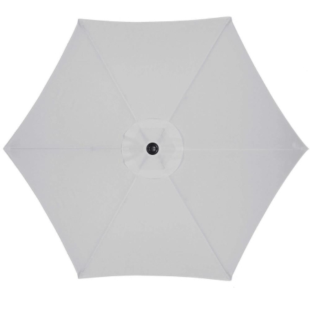 Umbrela terasa gradina, cu manivela si inclinare, diametru 260cm, gri [5]